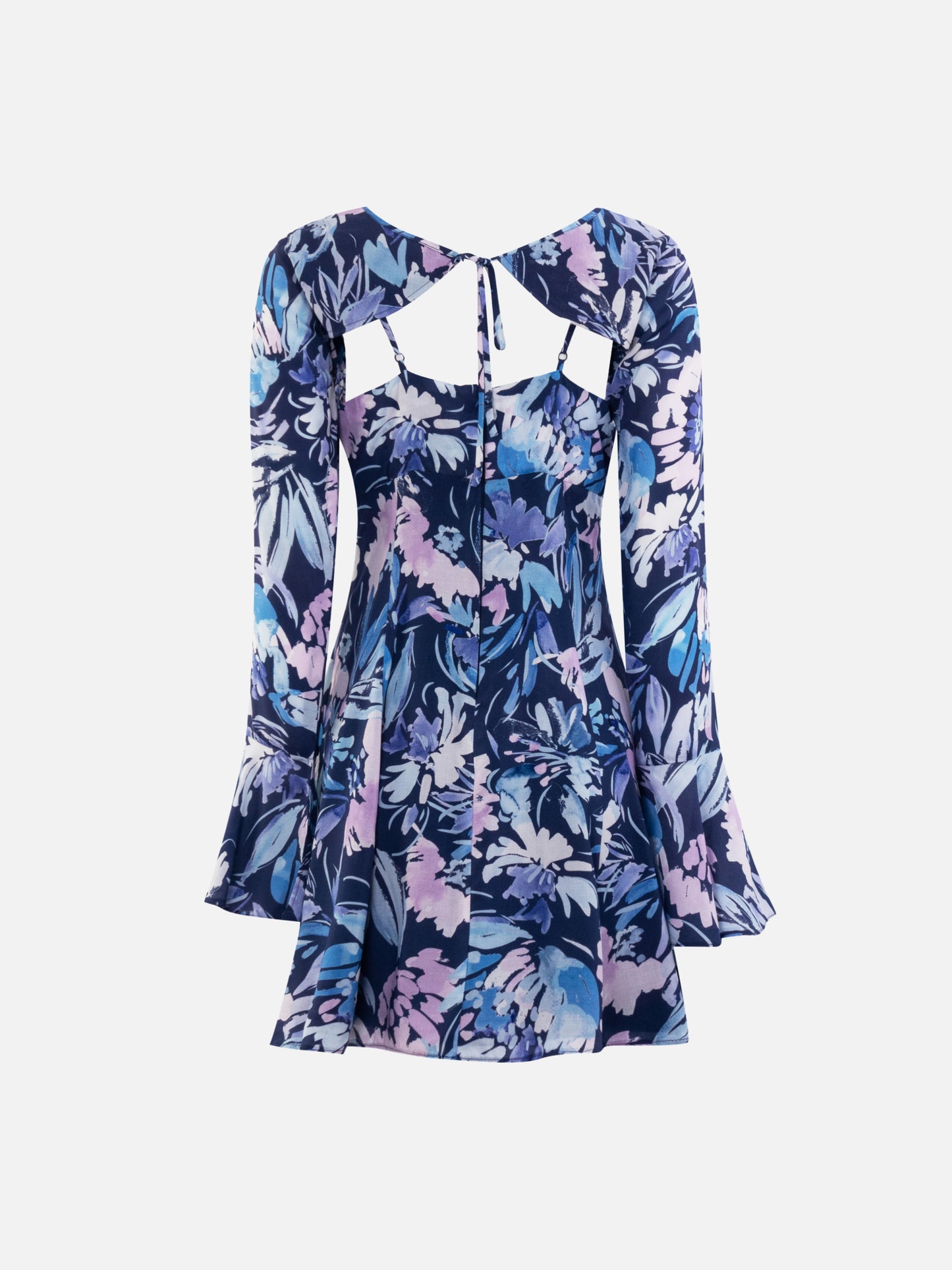 'Lightenup' Dress with Sleeves in Blossom