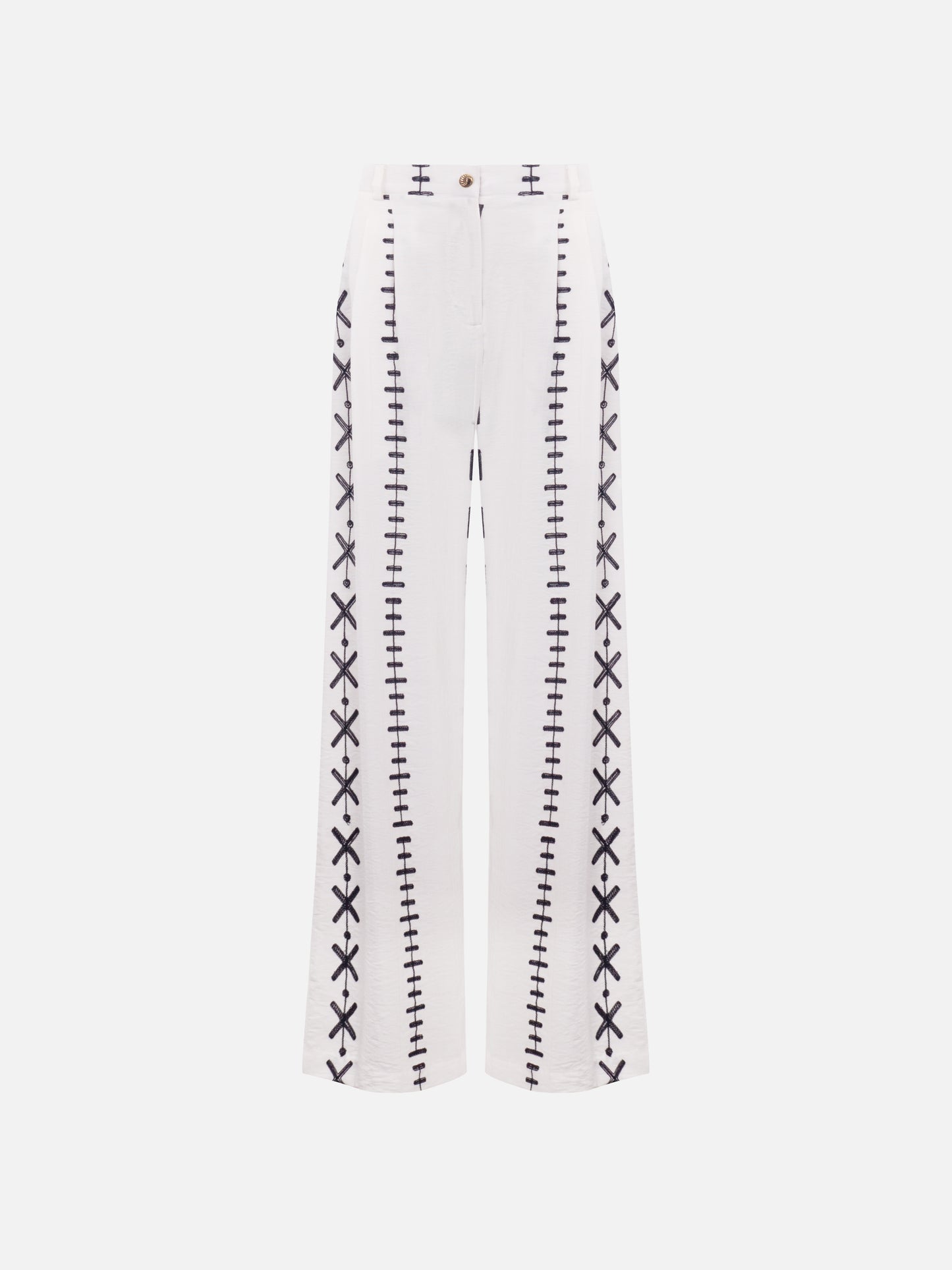 'Fly As Me' Trousers in Boho White